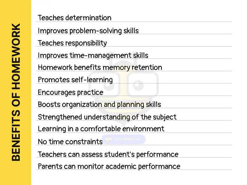 13 Benefits of Homework For Your Kids